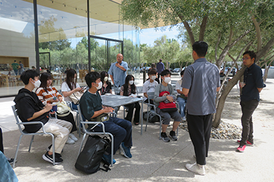 Apple Parkでの特別講義の写真