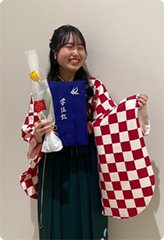 同窓会 会長 北出 彩奈