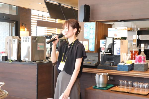 喜多岡 同窓会副会長　閉会のご挨拶JPG